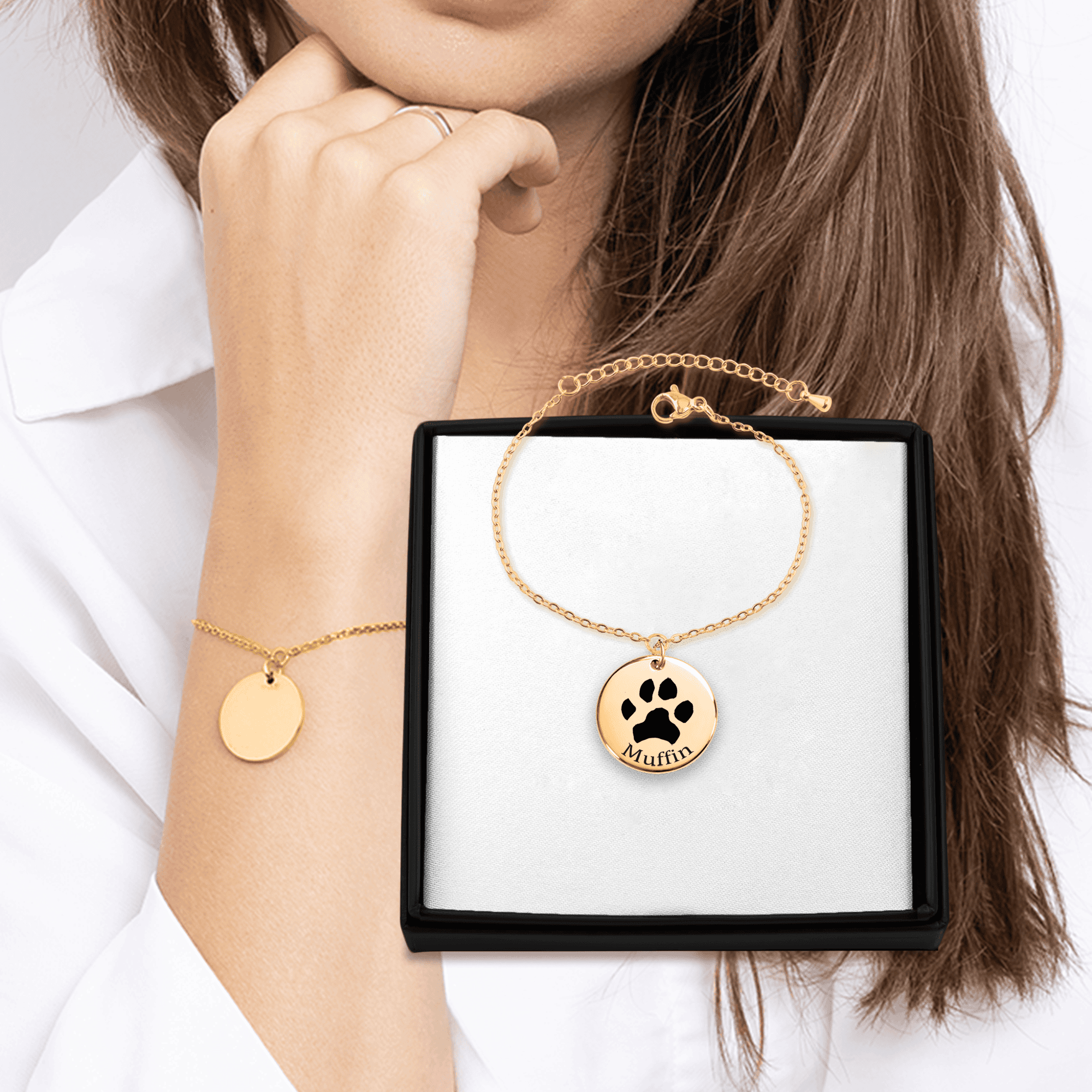 Custom Pawprint Bracelet