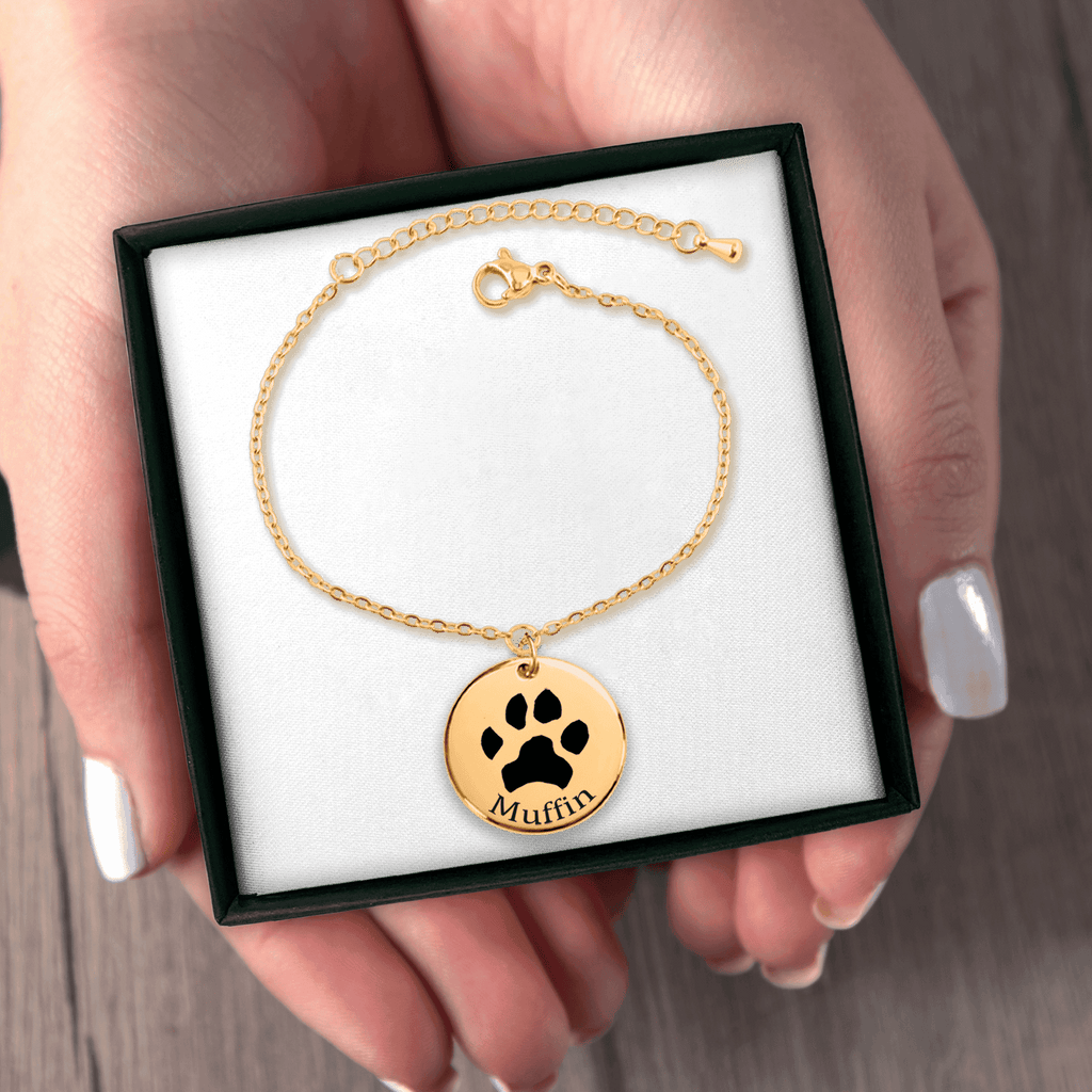 Custom Pawprint Bracelet