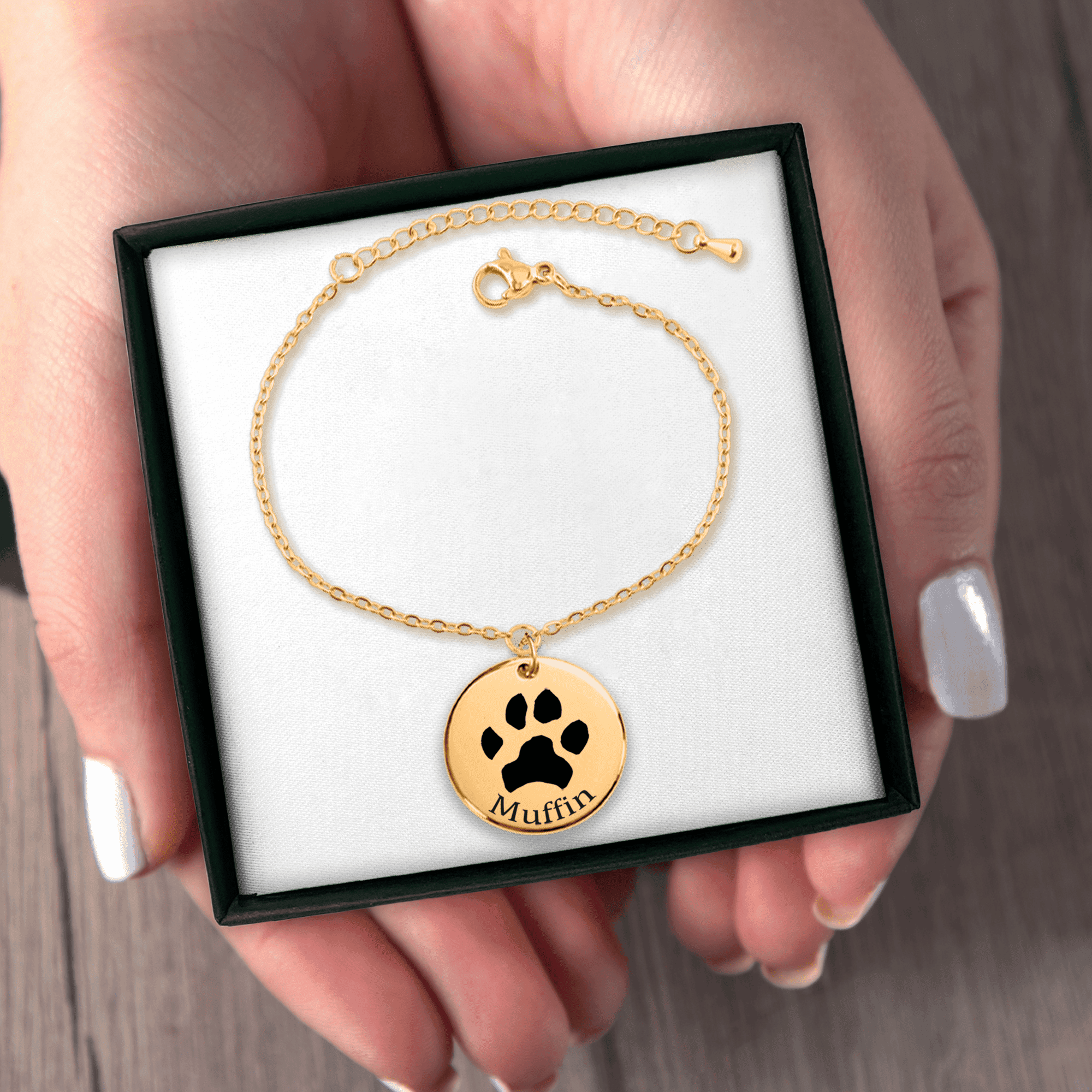 Custom Pawprint Bracelet