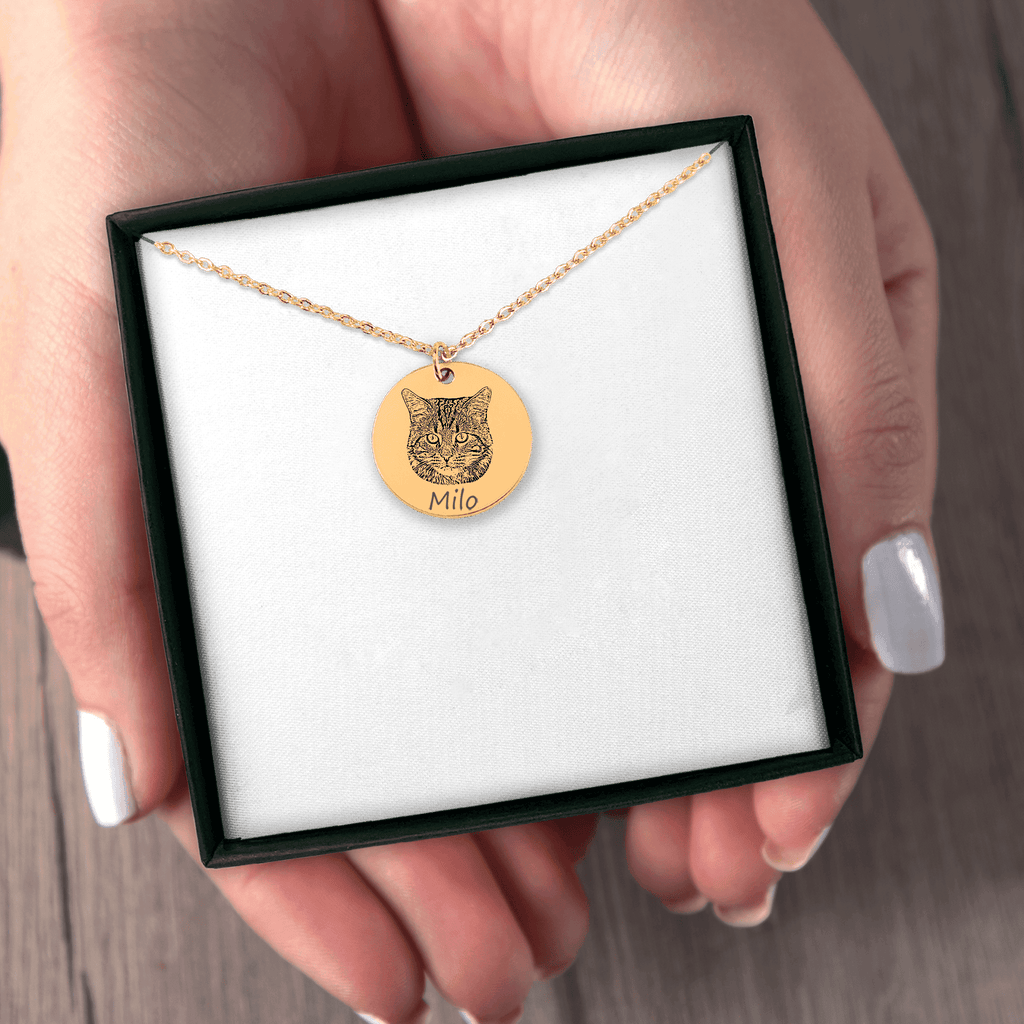 Cat Portrait Necklace