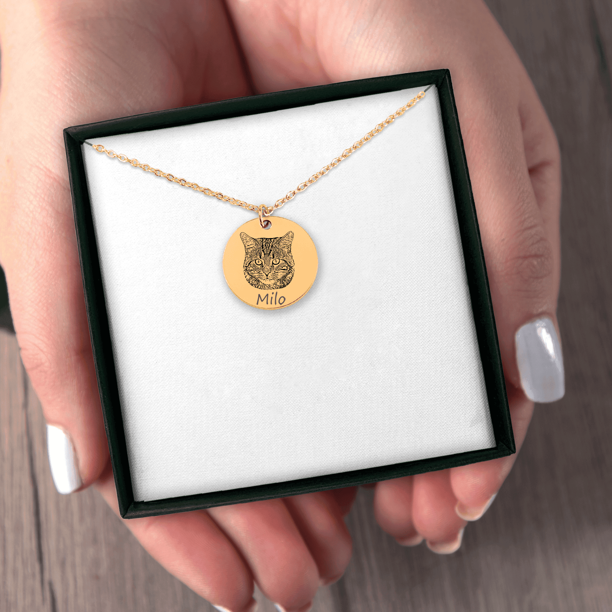 Cat Portrait Necklace